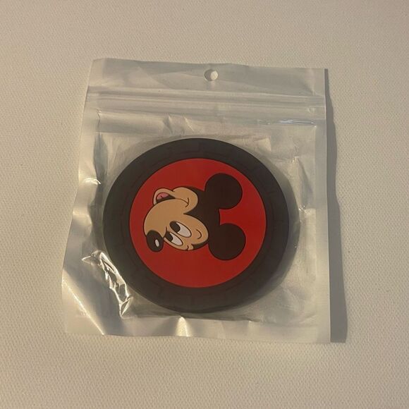 Mickey Mouse Car Cup Coasters in Black set of 2 NWT - Picture 7 of 7